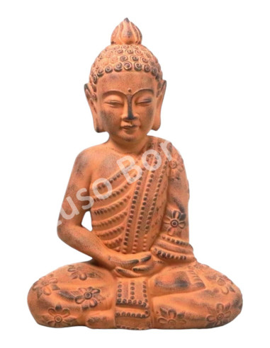 Luso Bonsai | Buddha Ceramic XL "Sitting" - Brown