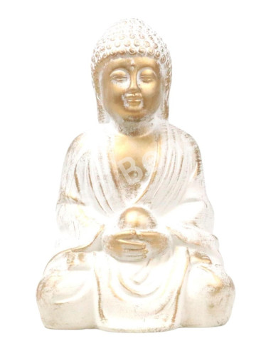 Luso Bonsai | Buddha Medium Ceramic "Sitting" - Golden