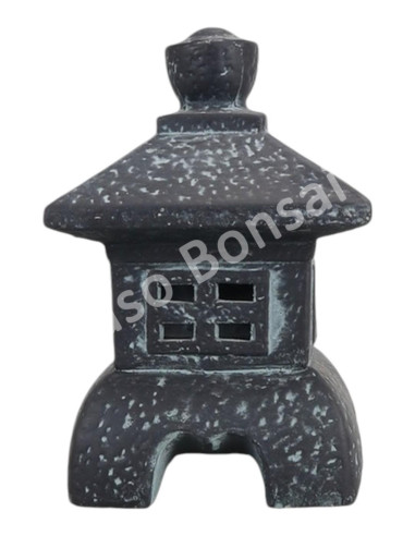 Luso Bonsai | Medium Ceramic Lantern - Black